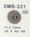 SMB-331 Botão pequeno de ABS, 2 furos