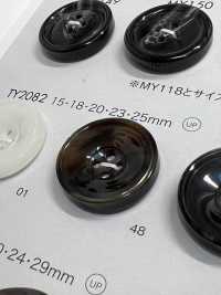 TY2082 Botão De 4 Furos Com Borda De Resina De Poliéster DAIYA BUTTON(DAIYA BUTTON) subfoto