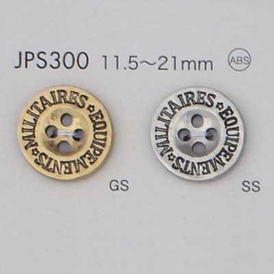 JPS300 Botão revestido de resina ABS com 4 furos