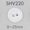 SHV220 Botão de concha de 2 furos