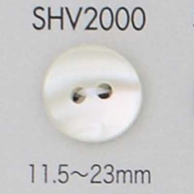 SHV2000 Botão de madrepérola de dois furos