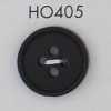 HO405 Botão de chifre de búfalo verdadeiro, material natural, com 4 furos