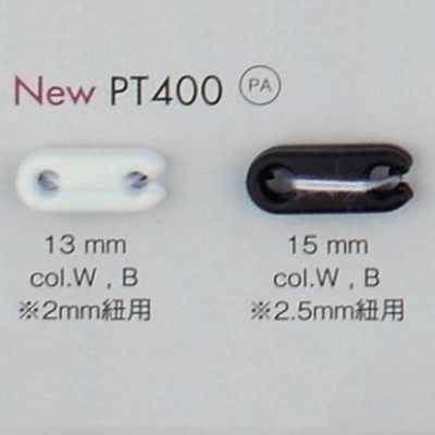 PT400 Trava-cordão de 2 furos em resina de nylon