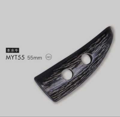 MYT55 Botão toggle de chifre de búfalo genuíno