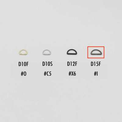 D15F YKK Argola D adicional para puxador para cursor 15MM (Para tamanho 5 e superior)
