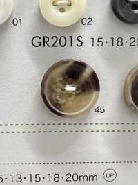 GR201S Botão De Resina PET Reciclada 25% Certificada Pela GRS Com Aro E 4 Furos DAIYA BUTTON(DAIYA BUTTON) subfoto
