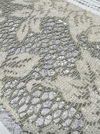 KKF8725-W-D1 Renda Jacquard Mesclada De Poliéster De Largura Ampla[Têxtil / Tecido] Uni Textile(Komon Studio) subfoto