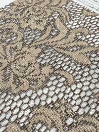 KKF8725-W-D3 Renda Jacquard Mesclada De Poliéster De Largura Ampla[Têxtil / Tecido] Uni Textile(Komon Studio) subfoto