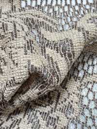 KKF8725-W-D3 Renda Jacquard Mesclada De Poliéster De Largura Ampla[Têxtil / Tecido] Uni Textile(Komon Studio) subfoto