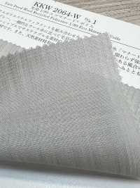 KKW2064-W-D1 Fio Tingido 1/80 Eco Manored Voile[Têxtil / Tecido] Uni Textile(Komon Studio) subfoto