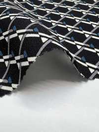 KKP2046-D143 Voltar Cetim Rugosidade Superfície Multicolor Impressão[Têxtil / Tecido] Uni Textile(Komon Studio) subfoto