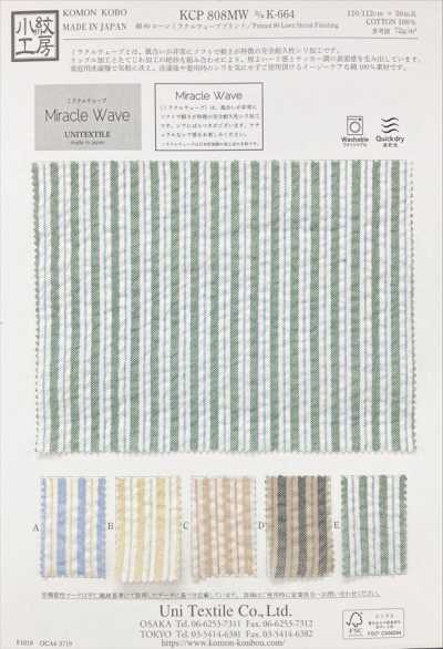 KCP808MW-DK-664 Algodão 80 Lawn Estampa Miracle Wave