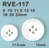 RVE117 Botão de concha de 4 furos, concha de água doce