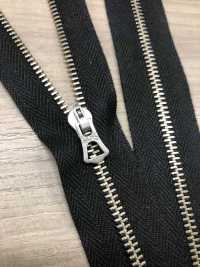 4-N-CO-OR WALDES® Vintage Zipper, Prata Alemã, Tamanho 4, Fita De Algodão, Aberto[Zíper] Zíper Asahi subfoto