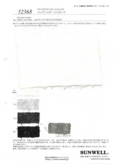 52368 Jacquard felpudo longo