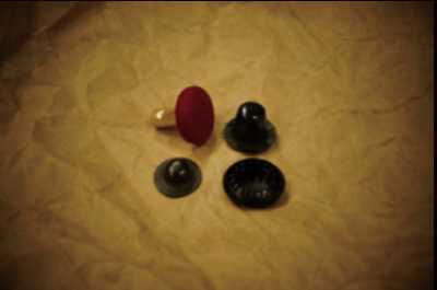 936 WALDES® #936 Colchete Revestido 13mm 4 peças