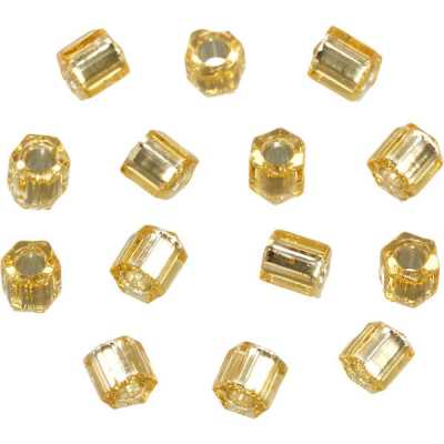 6D Miçangas grandes hexagonais