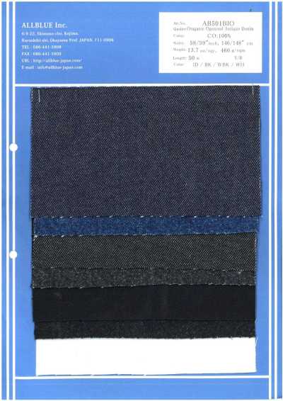 AB501BIO Denim orgânico open-end antigo de 13,7 oz