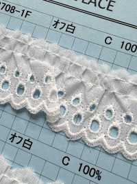 23708-1F Renda De Algodão Com Babados Kyowa Lace subfoto