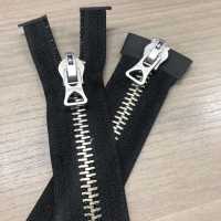 10-N-E-MR Zíper Vintage WALDES, Níquel Prata, Tamanho 10, Fita De Poliéster, Separador Bidirecional Asahi Fastener Foto secundária