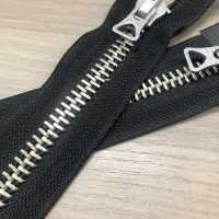 10-N-E-MR Zíper Vintage WALDES, Níquel Prata, Tamanho 10, Fita De Poliéster, Separador Bidirecional Asahi Fastener Foto secundária