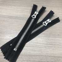 5-N-E-C Zíper Vintage WALDES, Níquel Prata, Tamanho 5, Fita De Poliéster, Extremidade Fechada Asahi Fastener Foto secundária