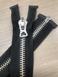 8-N-E-OR WALDES® Zíper Vintage, Níquel Prata, Tamanho 8, Fita De Poliéster, Aberto Asahi Fastener Foto secundária