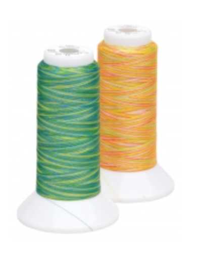 Linha de costura King multicolorida variegada