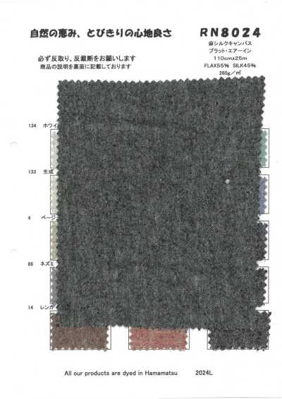 RN8024 Canvas de linho e seda Platt Air-In