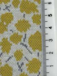 8025-1865-2 Jacquard De 3 Cores Em Malha Com Estampa Floral Densa[Têxtil / Tecido] HOKKOH subfoto