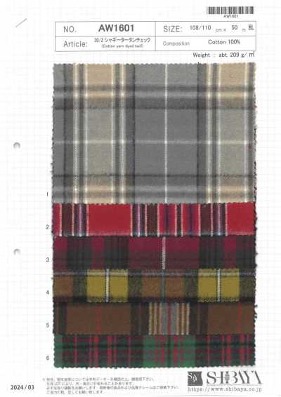 AW1601 Xadrez Tartan Felpudo 30/2