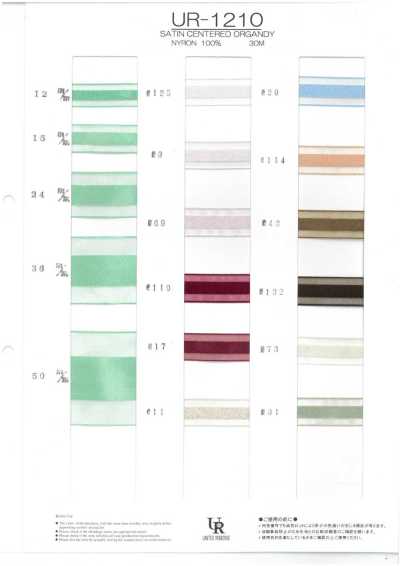 1210 Organza cetim central
