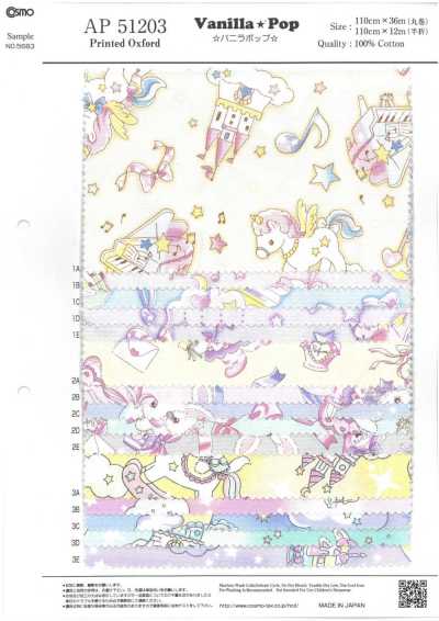 AP51203 Oxford estampado Vanilla Pop
