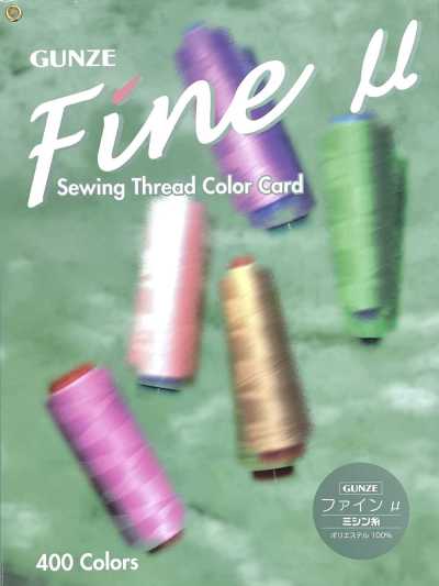 FINE Linha de costura Gunze Fine Mew para máquina de costura