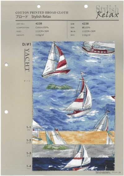 4238 SEVENBERRY® Popeline Elegante Relax Yacht