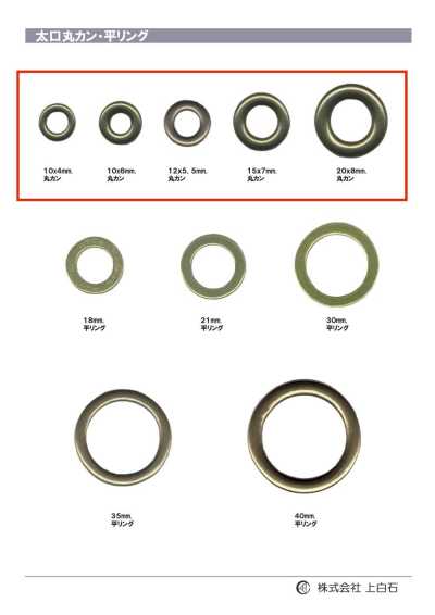 RING-2 Anel circular de calibre grosso