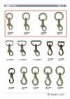 TRIGGER-SNAP-HOOK-1 Gancho de pressão mini com cabeça redonda