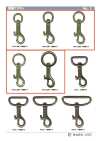 TRIGGER-SNAP-HOOK-6 Mosquetão pequeno com cabeça redonda