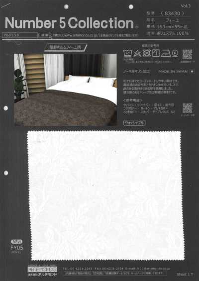83430 Jacquard Folha Real