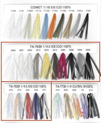 TA-7639 Cartela de amostras