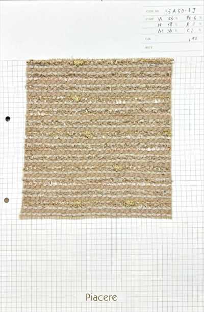 15A5021J Leno fantasia com pom-pom glitter