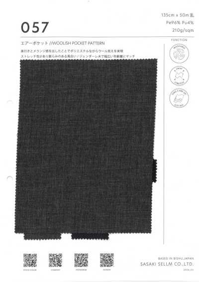 057 Estampa de bolso Wooly Stretch