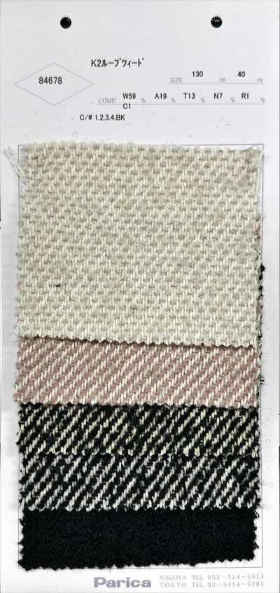 84678 K2 Tweed em laço