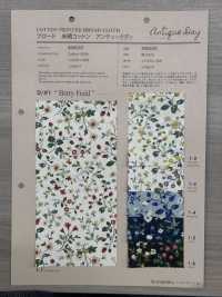 850525 SEVENBERRY® Broadcloth Broad Cotton Antique Day Berry Field[Têxtil / Tecido] VANCET subfoto