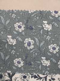850533 SEVENBERRY® Lawn Algodão Não Branqueado Melancolia Flor Peônia[Têxtil / Tecido] VANCET subfoto