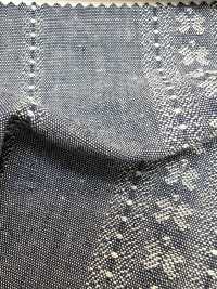 KYC240-58-D10 Macacão Jacquard Tingido Com Fio 30x20, Largura Larga[Têxtil / Tecido] Uni Textile(Komon Studio) subfoto