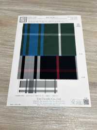 KYC413-W-D1 T/C Fio Tingido Máquina De Escrever Tecido Check[Têxtil / Tecido] Uni Textile(Komon Studio) subfoto