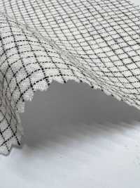 HK800 Alfinete De Linho De Algodão Niigata, Enshu Nada (Branco X Preto)[Têxtil / Tecido] KOYAMA subfoto