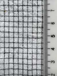 HK800 Alfinete De Linho De Algodão Niigata, Enshu Nada (Branco X Preto)[Têxtil / Tecido] KOYAMA subfoto