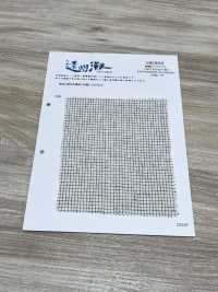 HK800 Alfinete De Linho De Algodão Niigata, Enshu Nada (Branco X Preto)[Têxtil / Tecido] KOYAMA subfoto